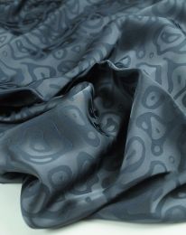 Ткань шелк жаккард d 2/d3/ d 1 темно-серый