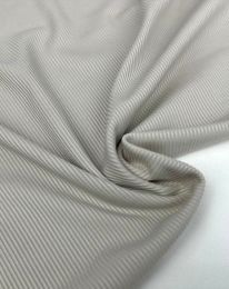 Ткань трикотаж в рубчик "Оливия" жемчужный серый