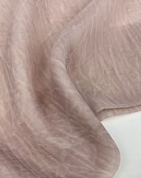 Ткань органза принт d1 пыльная роза