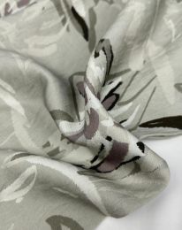 Ткань бохо принт "Вероника" D9 канарский зеленый