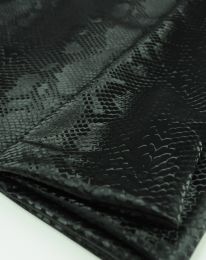 Ткань кожа искусственная рептилия 2822 черный