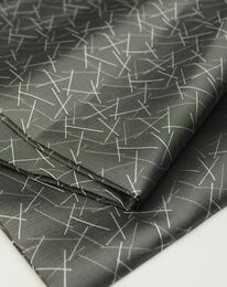 Ткань подклада "Штрихи" d 3 серый