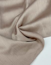 Ткань рифленый шелк "Аниса" бежево-розовый