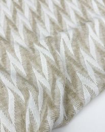 Ткань трикотаж жаккард d 2 кофе с молоком