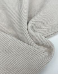 Ткань трикотажный вельвет  "Чикаго" кремовый