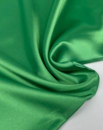 Ткань атлас сатин стретч трава