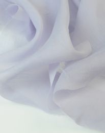 Ткань органза-шифон мягкая выбеленный грязно-лиловый