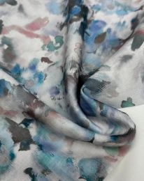 Ткань энар "Бабус" d9 голубой яркий