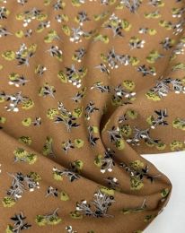 Ткань штапель принт D28 охра