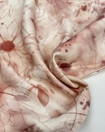 Ткань энар "Бабус" d2 бежево-розовый