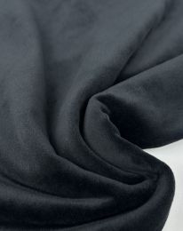 Ткань велюр "Японский" черный