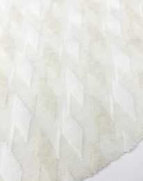 Ткань трикотаж жаккард d 1 кремовый