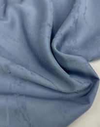 Ткань сатин жаккард дымчатый голубой