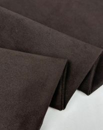 Ткань замша на трикотажной основе горький шоколад