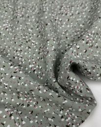 Ткань штапель принт D8 полынь светлая