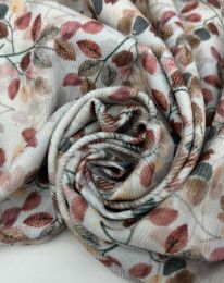 Ткань вельвет принт d6 светло-серый