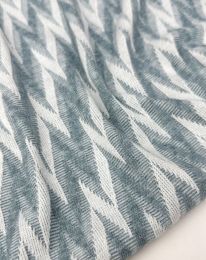 Ткань трикотаж жаккард d 2 дымчатый голубой