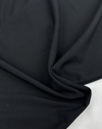 Ткань супер софт однотонный черный