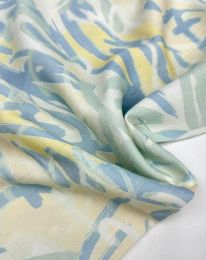 Ткань энар "Бабус" d7 дымчатый голубой