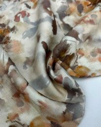 Ткань энар "Бабус" d9 серо-бежевый