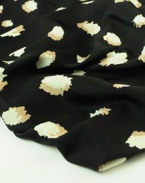 Ткань шелк принт d 1 черный
