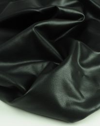 Ткань кожа искусственная на флисе черный