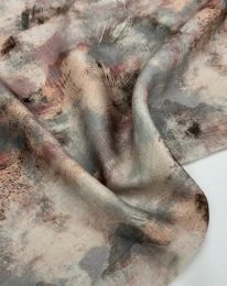 Ткань энар "Бабус" d4 бежево-розовый