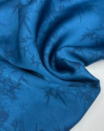 Ткань шелк крэш жаккард 3078 морская волна