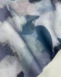 Ткань бохо принт "Вероника" D8 сиреневый