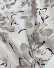 Ткань бохо принт "Вероника" D13 пудра