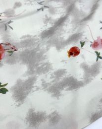 Ткань штапель принт D29 кремовый