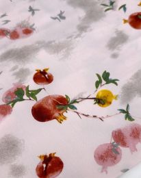 Ткань штапель принт D29 нежный розовый