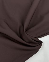 Ткань супер софт однотонный шоколадный