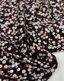 Ткань штапель принт D5 черный