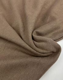 Ткань трикотаж "Лина" кофе с молоком