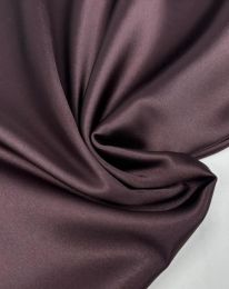 Ткань атлас сатин стретч шоколадный