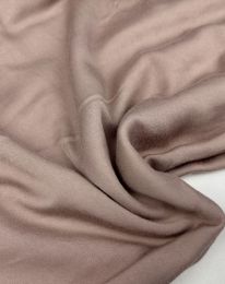 Ткань штапель-шёлк однотонный бежево-розовый
