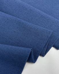 Ткань лен не стретч 55074 дымчатый голубой