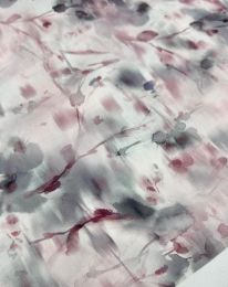 Ткань штапель принт "Адель" d3 светло-розовый