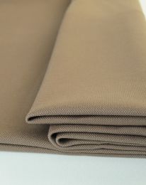 Ткань лакост трикотаж капучино с розовым оттенком