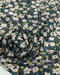 Ткань шифон принт d1 черный