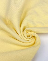 Ткань муслин однотонный лимонный