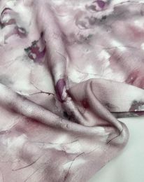 Ткань энар "Бабус" d13 выбеленный лиловый