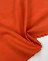 Ткань батист однотонный оранжевый