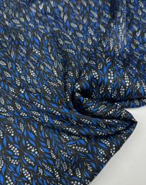 Ткань шелк принт d17 черный