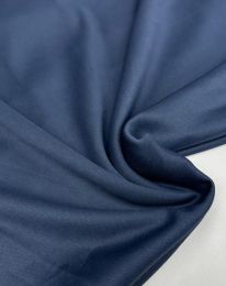 Ткань подклада интерлок  трикотажная темно-синий