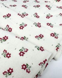 Ткань фланель принт d3 красный