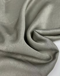 Ткань шелк крэш "Зара" серый с зеленцой