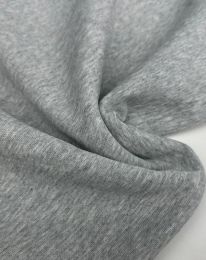 Ткань лакост трикотаж светло-серый меланж