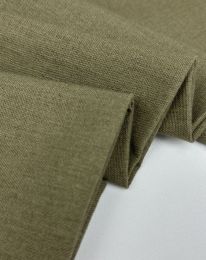 Ткань лен не стретч 55074 хаки